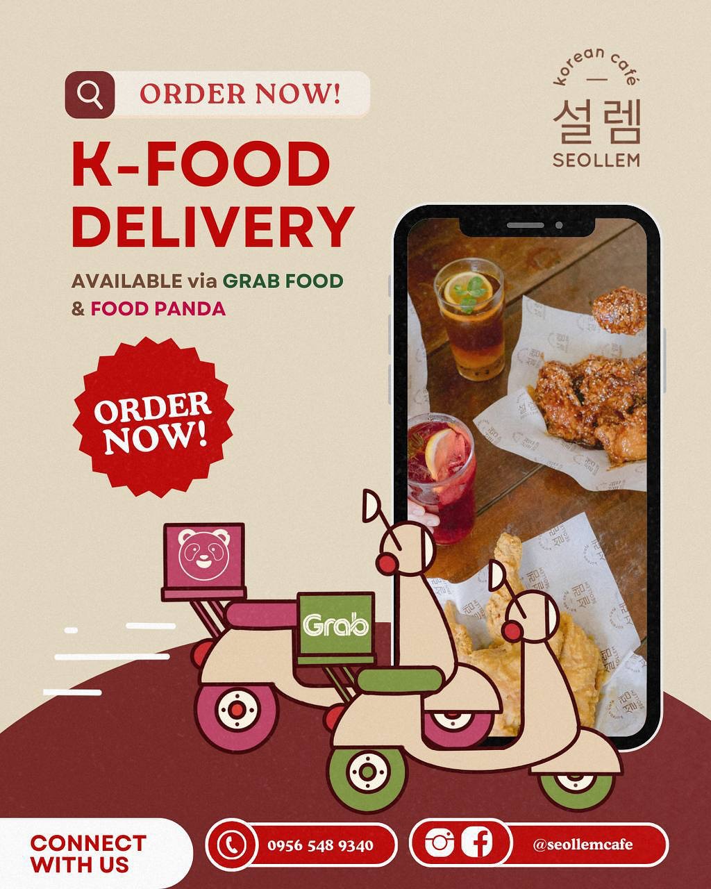 Seollem Cafe food spread
